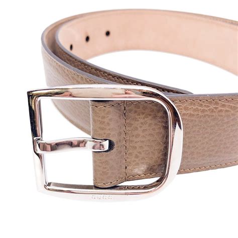 449716 gucci|Gucci 449716 Leather 40Mm Belt 95 38 Brown Men'S .